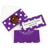 Personalized Quinceanera Lunares Gourmet Infused Belgian Chocolate Bars (3.5oz)