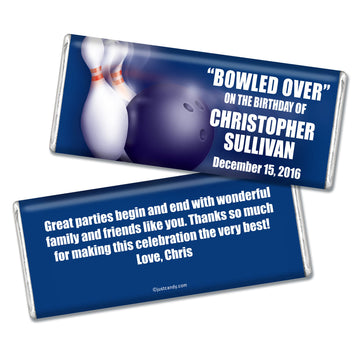Birthday Personalized Hershey's Milk Chocolate Bar Bowling