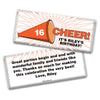 Birthday Personalized Chocolate Bar Wrappers Sweet 16 Cheer