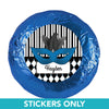 Birthday 1.25" Sticker Harlequin Masquerade (48 Stickers)
