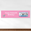 Personalized Birthday Sweet 16 License Plate 5 Ft. Banner