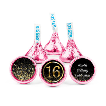 Personalized Elegant 16th Birthday Bash Hershey's Kisses