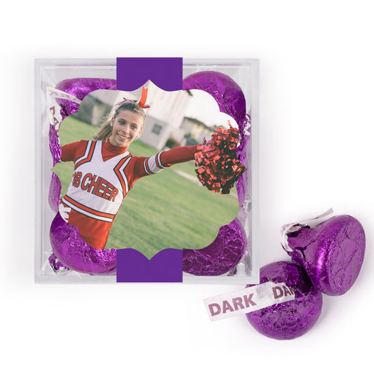 Personalized Sweet 16 Birthday Photo JUST CANDY® favor cube with Hershey's Kisses