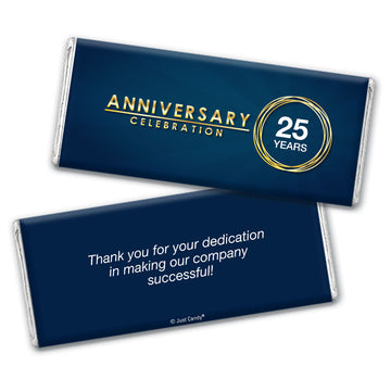 Personalized Work Anniversary Celebration Hershey's Milk Chocolate Bar & Wrapper