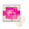 Personalized Administrative Professionals Day Water Color Bliss JUST CANDY® favor cube with Gummy Bears