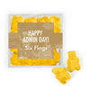 Personalized Administrative Professionals Day Water Color Bliss JUST CANDY® favor cube with Gummy Bears