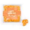 Personalized Happy Amin Day JUST CANDY® favor cube with Jelly Belly Jelly Beans