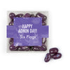Personalized Happy Amin Day JUST CANDY® favor cube with Jelly Belly Jelly Beans