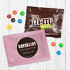 Personalized Say Hello! Baby Girl Announcement Candy Favor Bag - M&Ms or Skittles