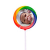 Personalized Baby Birth Announcement Small Swirly Pop (24 Pack)