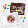 Personalized Hello World Baby Girl Announcement Candy Favor Bag - M&Ms or Skittles