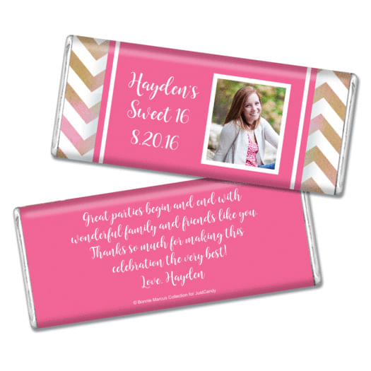 Bonnie Marcus Collection Personalized Hershey's Milk Chocolate Bar Birthday Wrapper s Picture Your Birthday