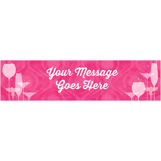 Personalized Born to Be Fabulous 5 Ft. Banner