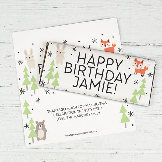 Personalized Bonnie Marcus Birthday Scouting Pals Chocolate Bar Wrappers