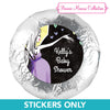 Baby Shower Sprinkling Pink 1.25" Stickers (48 Stickers)