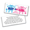 Personalized Bonnie Marcus Gender Reveal Onesies Chocolate Bar Wrappers Only