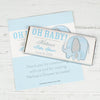 Personalized Bonnie Marcus Baby Shower Watercolor Flowers Chocolate Bar Wrappers Only