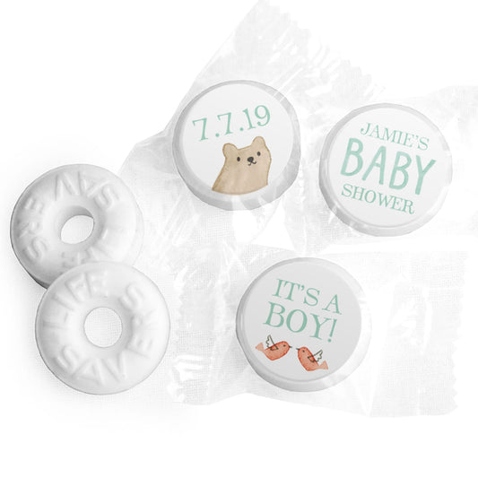 Personalized Bonnie Marcus Baby Shower Baby Bear Life Savers Mints