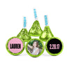 Personalized Bat Mitzvah Boldly Pink Hershey's Kisses