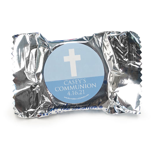 Personalized Boy First Communion Religious Symbols York Peppermint Patties - pack of 70