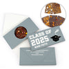 Personalized Bonnie Marcus Grad Cap Graduation Gourmet Infused Belgian Chocolate Bars (3.5oz)