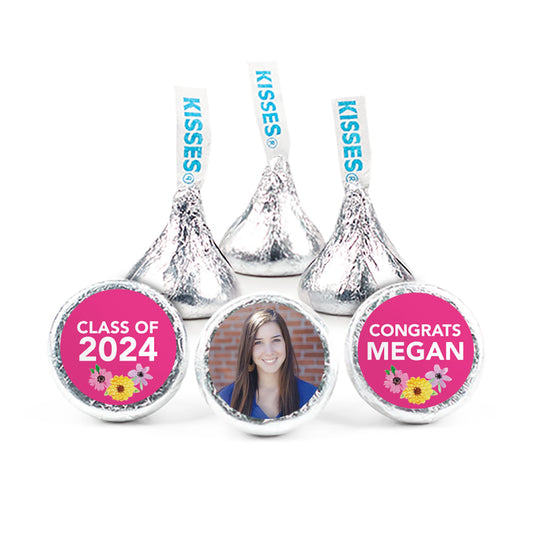 Personalized Blossoming Graduation 3/4" Stickers (108 Stickers)
