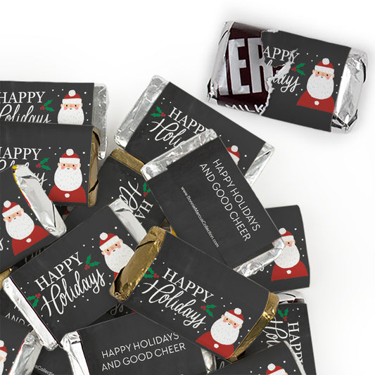 Happy Holidays Wrapped Hershey's Miniatures