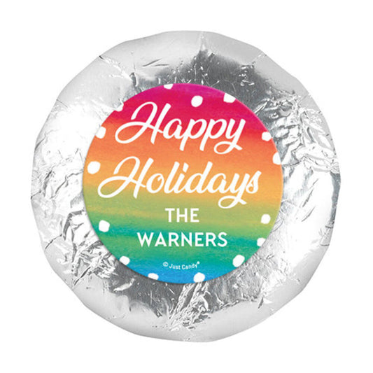Personalized Christmas Holiday Magic 1.25" Stickers (48 Stickers)