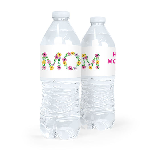 Personalized Mother's Day Water Bottle Labels (5 Labels)