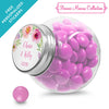 Bonnie Marcus Collection Personalized Mini Side Jar Floral Embrace Custom Wedding Favor (24 Pack)