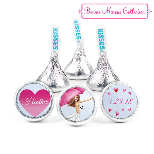 Personalized Bridal Shower Love Reigns Hershey's Kisses