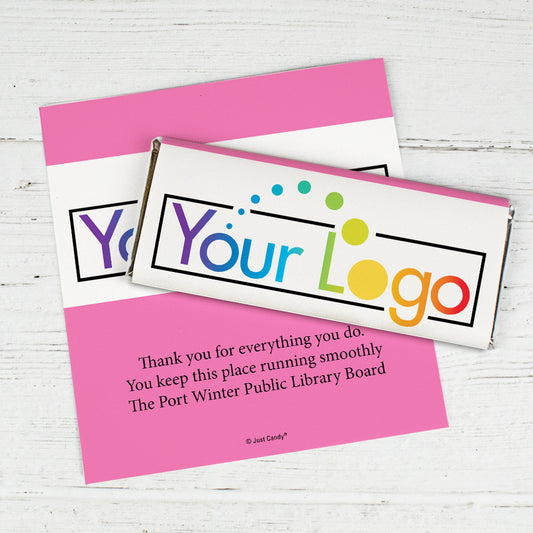 Business Promotional Personalized Chocolate Bar Wrappers Your Logo
