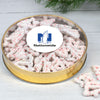 Persoalized Add Your Logo Large Plastic Tin Peppermint Yogurt Tree Pretzels (40pcs)