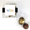 Add Your Logo JUST CANDY® favor cube with Dubai Truffles