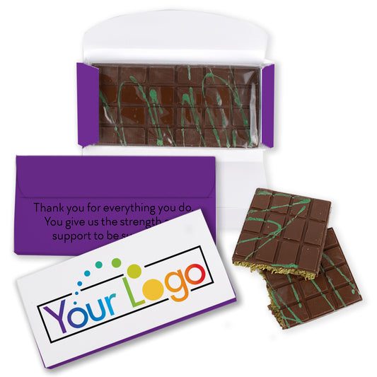 Add Your Logo Dubai Chocolate Bar 7.4oz