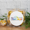 Custom Business Lindor Truffles Short Canister Gift - Add Your Logo