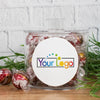 Custom Business Lindor Truffles Short Canister Gift - Add Your Logo
