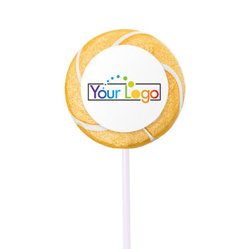 Personalized Add Your Logo Small Swirly Pop (24 Pack)