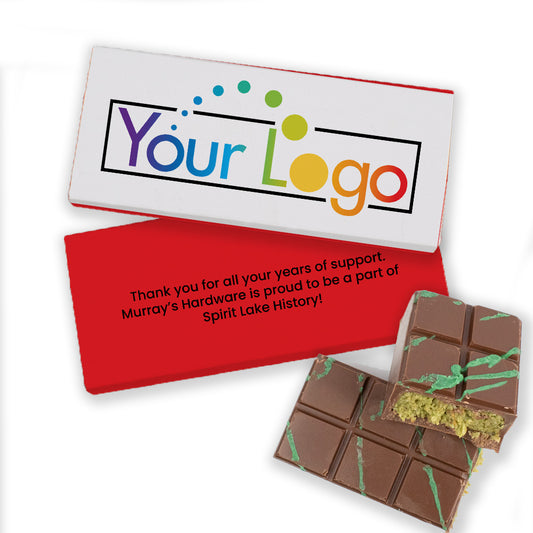 Add Your Logo Dubai Chocolate Bar 3.8oz