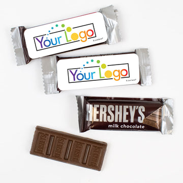 Add Your Logo Hershey's Snack Size Milk Chocolate Bars - Pack of 44