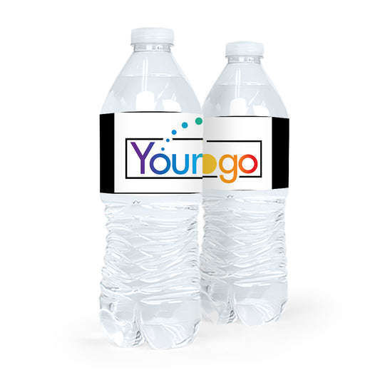 Personalized Business Add Your Logo Water Bottle Sticker Labels (5 Labels)
