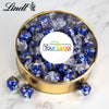 Personalized Add Your Logo Extra Large Gold Lindt Gift Tin