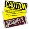 Personalized Business Promotional Caution Think First Hershey's Milk Chocolate Bar & Wrapper