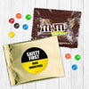 Personalized Safety First Candy Favor Bag - M&Ms or Skittles