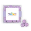 Custom Add Your Logo JUST CANDY favor cube with Just Candy Milk Chocolate Minis