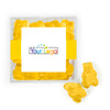Custom Add Your Logo JUST CANDY® favor cube with Gummy Bears