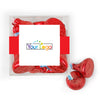 Custom Add Your Logo JUST CANDY® favor cube with Hershey's Kisses