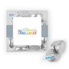 Custom Add Your Logo JUST CANDY® favor cube with Hershey's Kisses