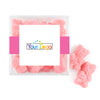 Custom Add Your Logo JUST CANDY® favor cube with Sugar Sanded Gummy Bears