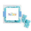 Custom Add Your Logo JUST CANDY® favor cube with Sugar Sanded Gummy Bears